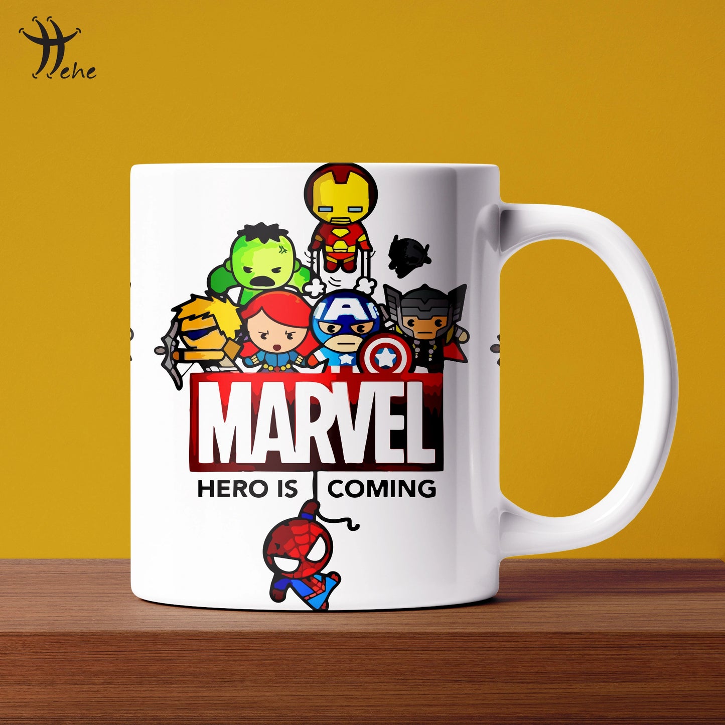 HEROS IS COMING MUG