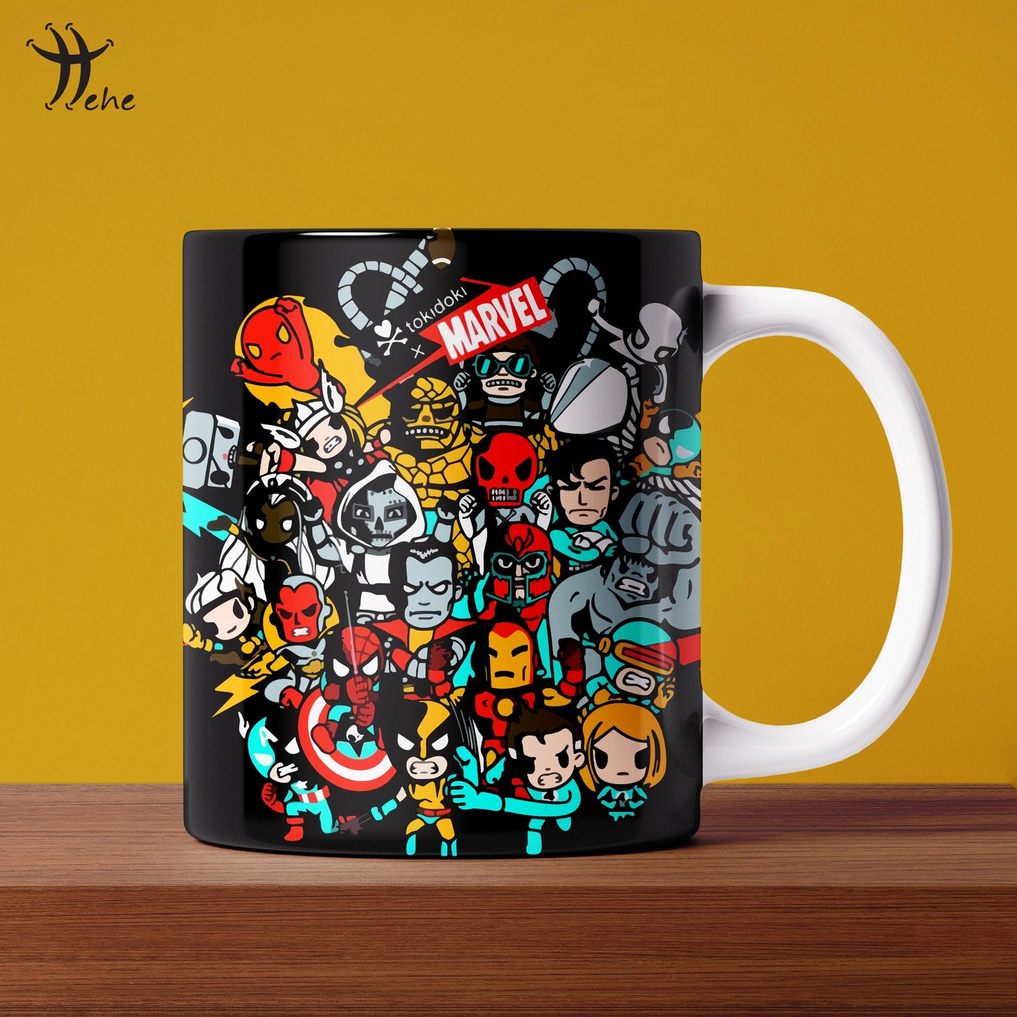 BLACK MARVEL MUG