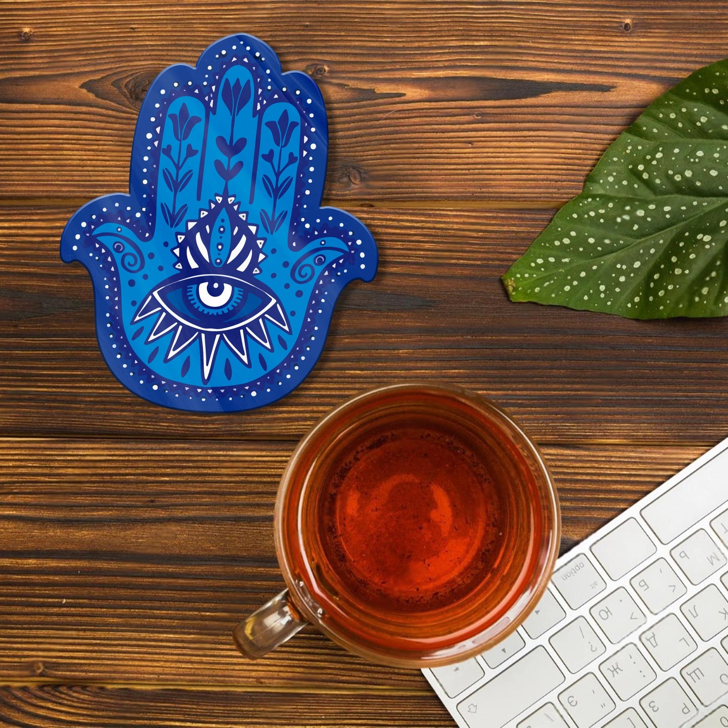 HAMSA HAND ACRYLIC COASTER
