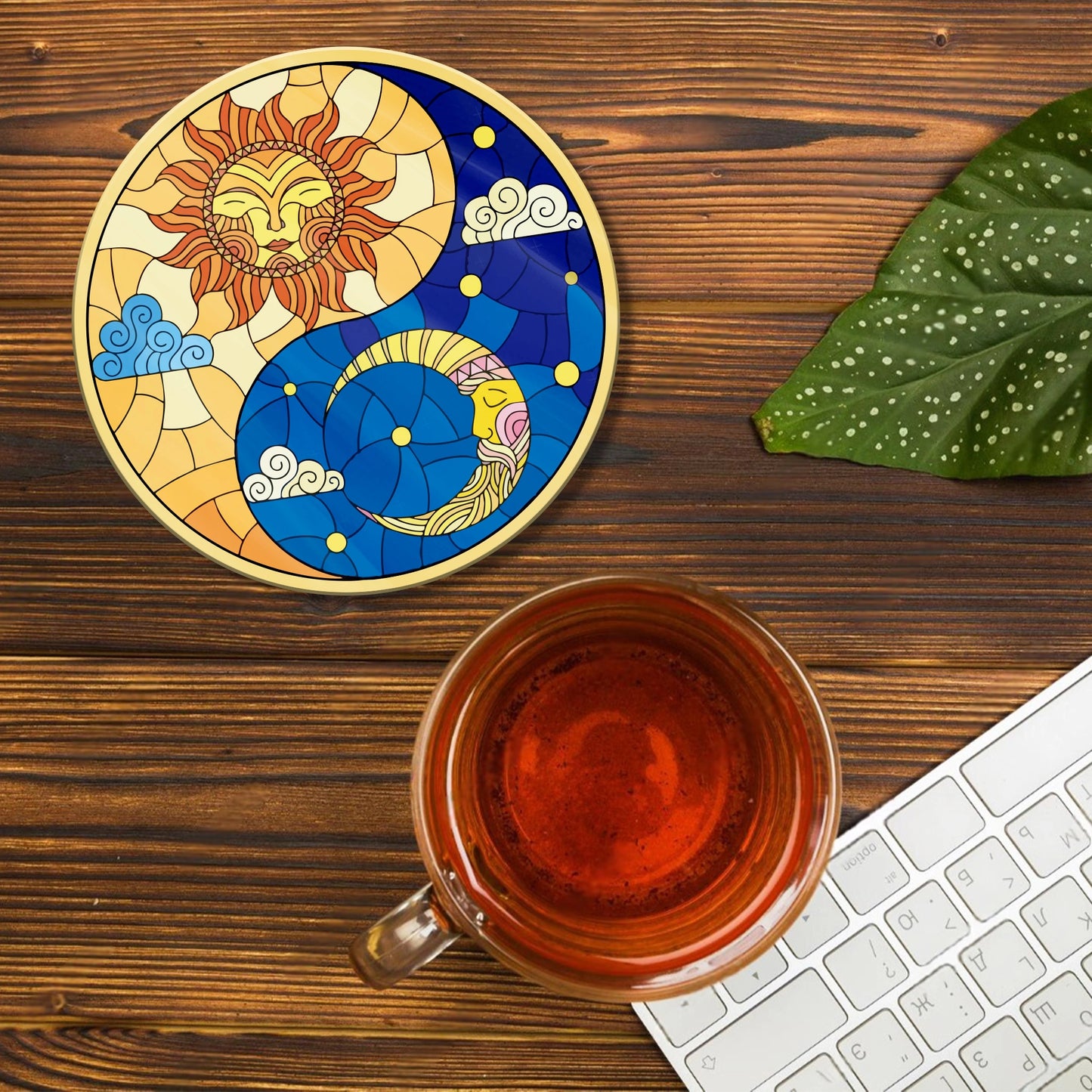 SUN MOON GOD ACRYLIC COASTER