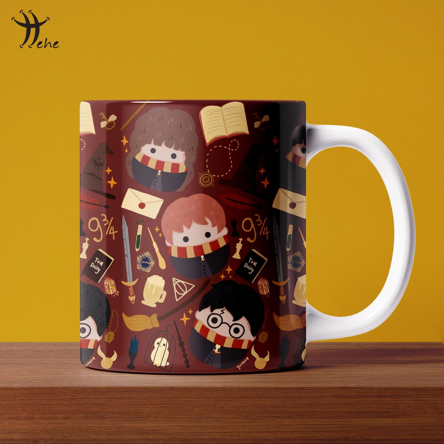 CARTOON HARRY POTTER MUG