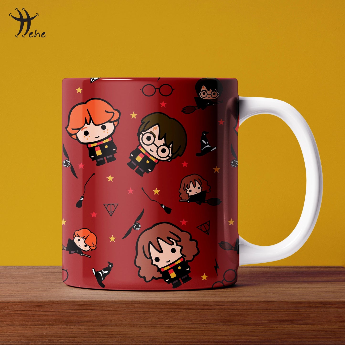 RED HARRY POTTER MUG