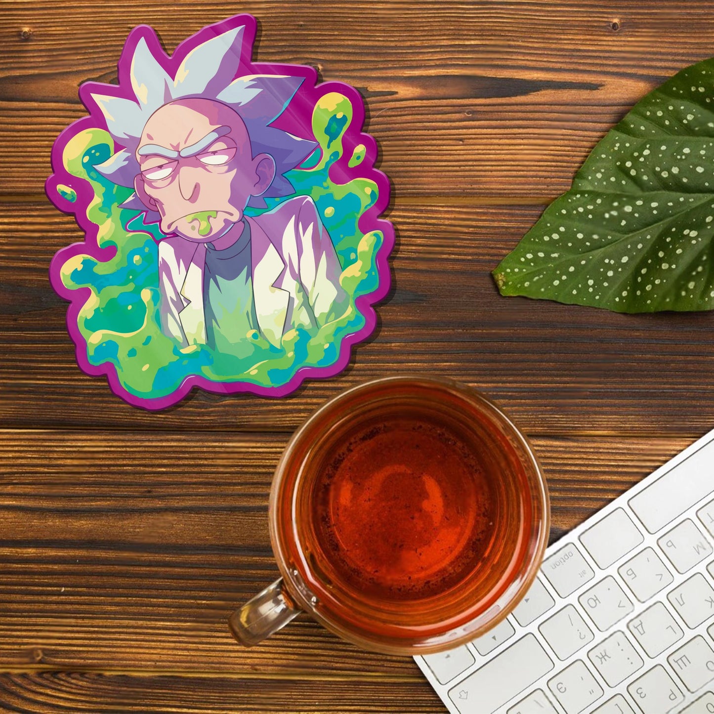 GENIUS RICK ACRYLIC COASTER