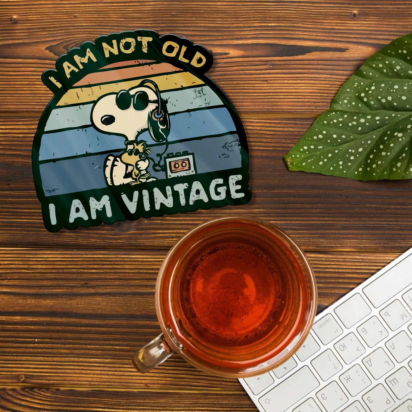 I AM VINTAG ACRYLIC COASTER
