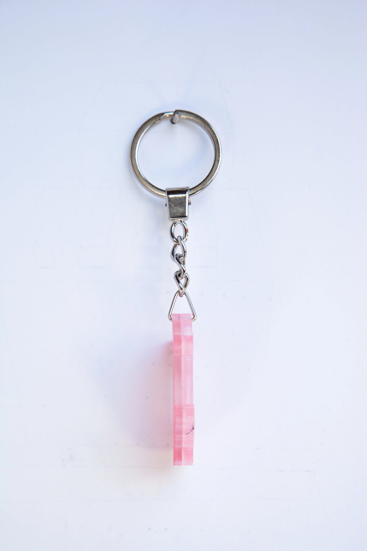 PINK GHOST ACRYLIC KEYCHAINS