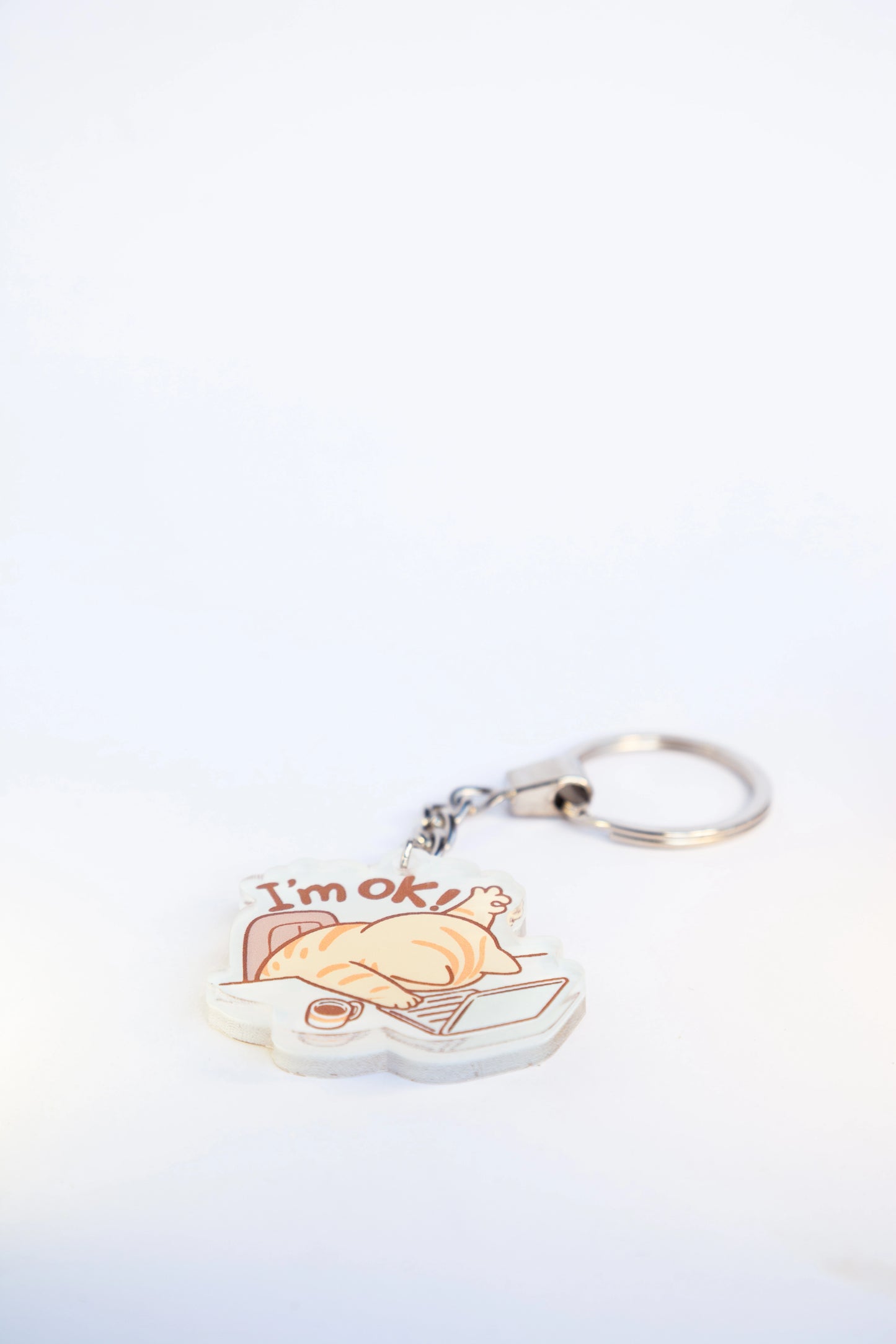 IM OKAY ACRYLIC KEYCHAINS