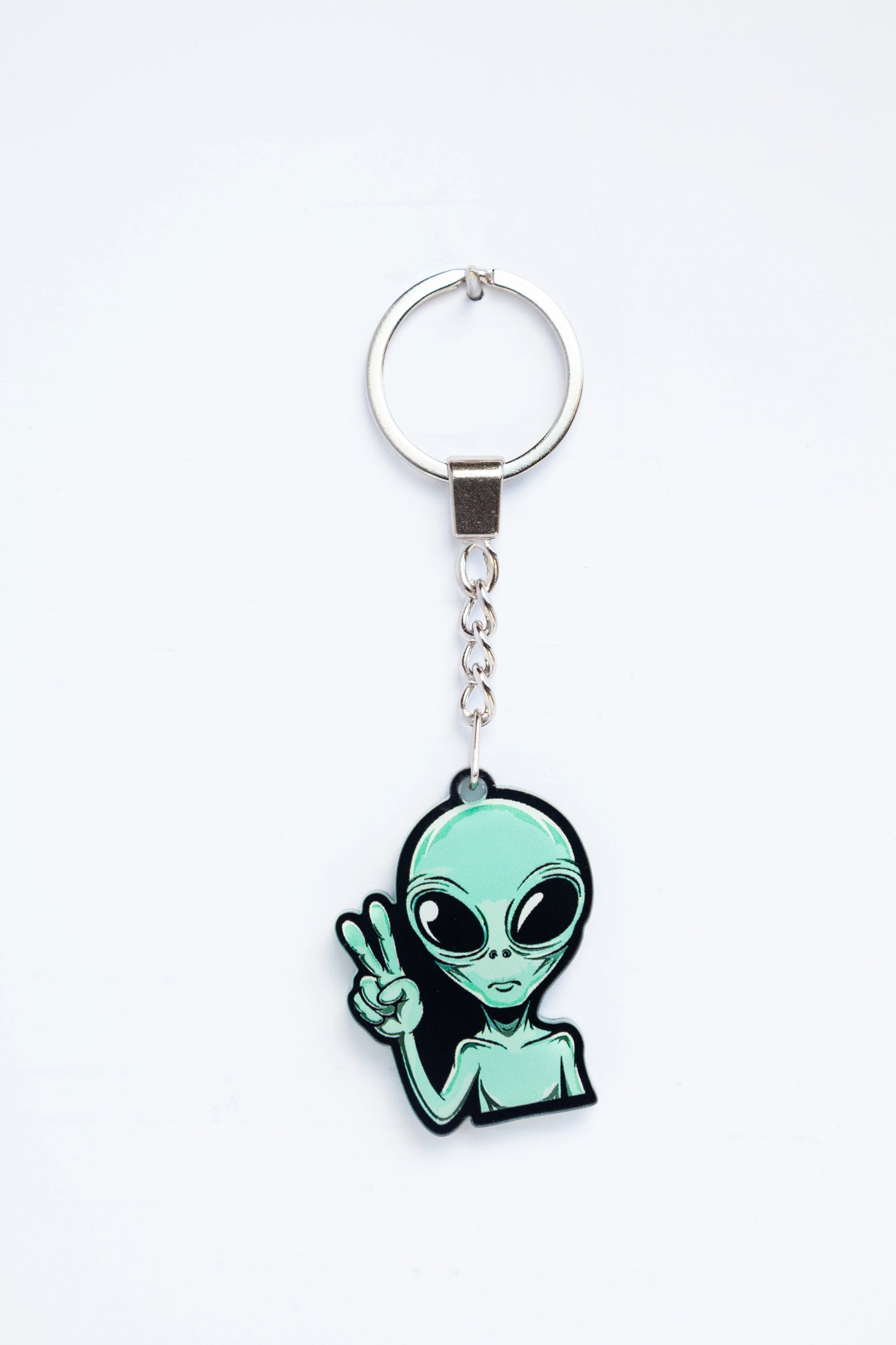 PEACE ALIEN ACRYLIC KEYCHAINS