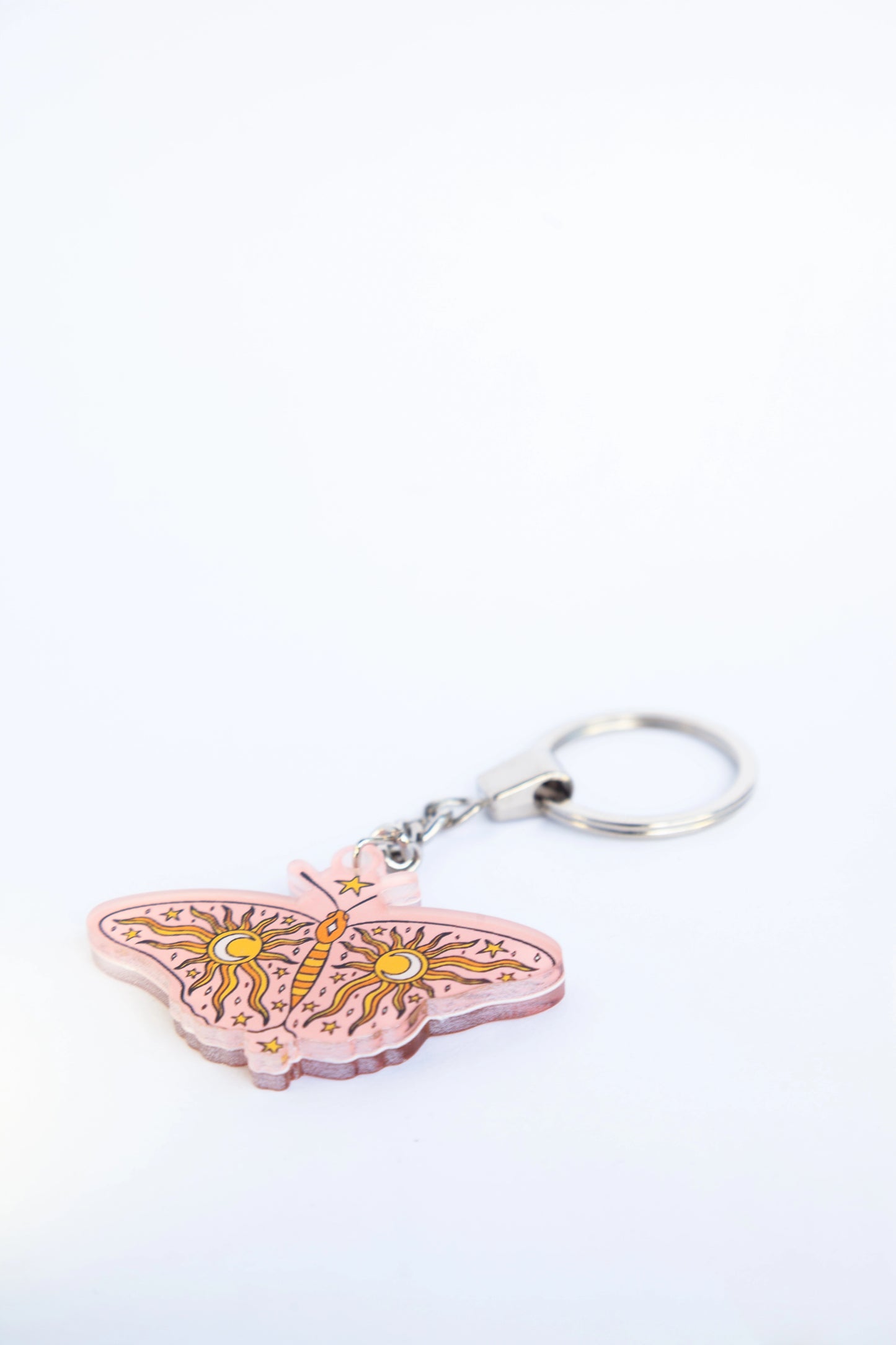 COLORFUL BUTTERFLY ACRYLIC KEYCHAINS