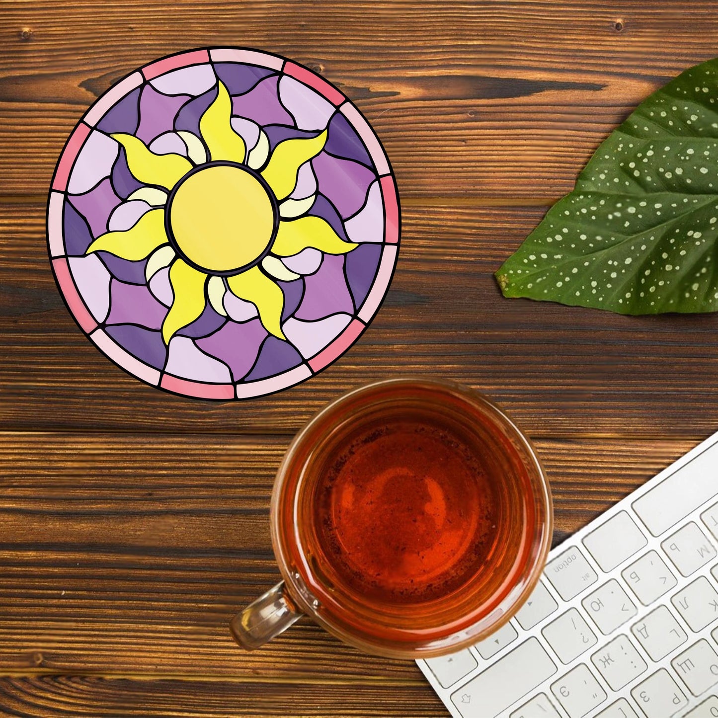 TANGLED SUN ACRYLIC COASTER
