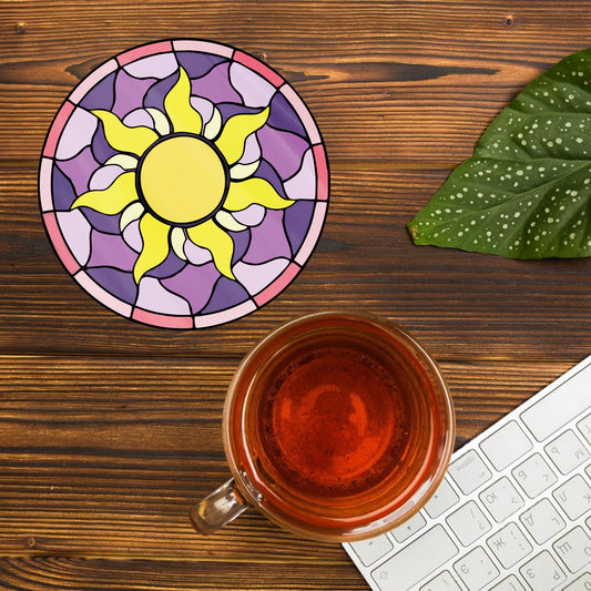 TANGLED SUN ACRYLIC COASTER