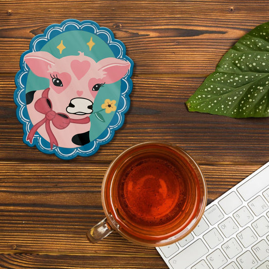 COW PRINCESS ACRYLIC COASTER