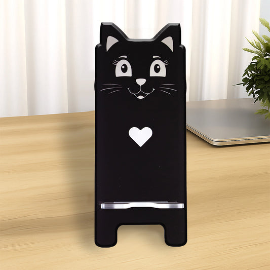 CUTE BLACK CAT ACRYLIC MOBILE STAND