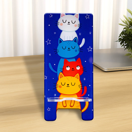 FUNNY CUTE CATS ACRYLIC MOBILE STAND