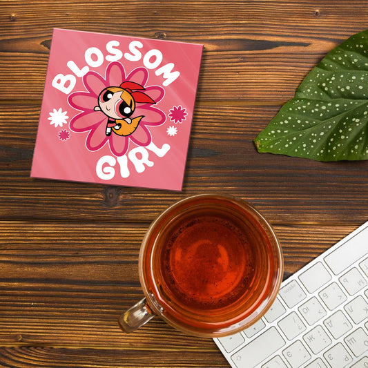 BLOSSOM - POWER PUFF ACRYLIC COASTER