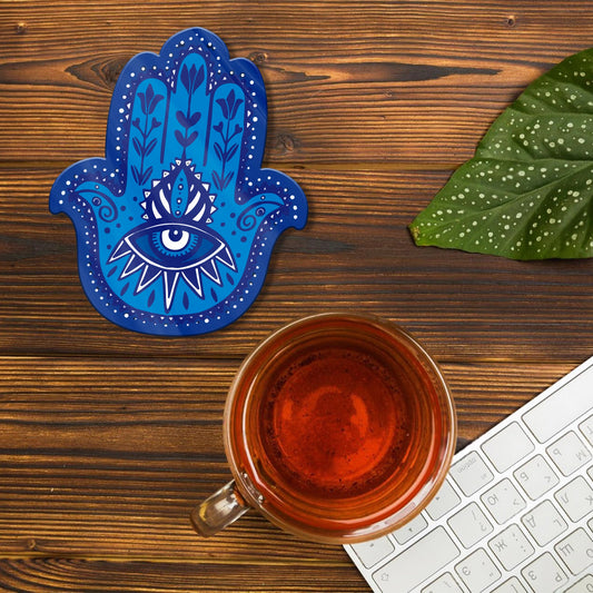 HAMSA HAND  ACRYLIC COASTER