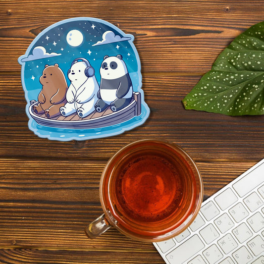 THREE BEARS ACRYLIC COASTER