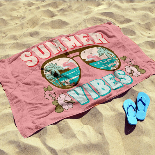 Summer Vibes BeachTowel