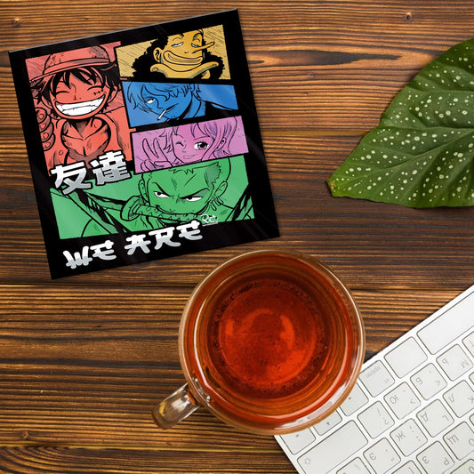 THE STRAW HAT PIRATES MEMBERS  ACRYLIC COASTER