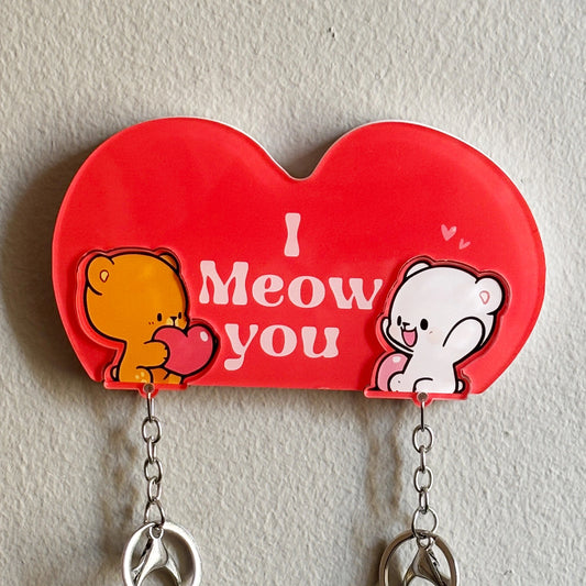 I MEOW YOU KEY HOLDER