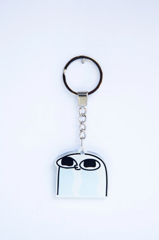 CRYING FLORK ACRYLIC KEYCHAINS