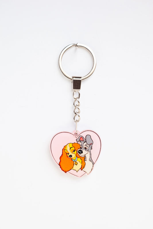 LADY AND TRAMP ACRYLIC KEYCHAINS