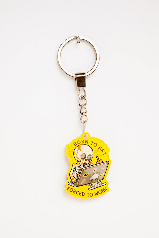 BORN TO ART ACRYLIC KEYCHAINS