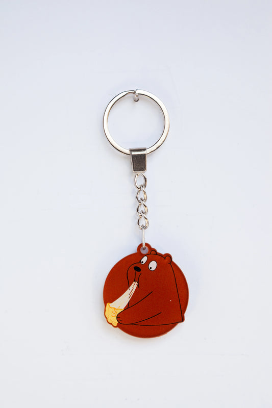 HUNGRY BEAR ACRYLIC KEYCHAINS