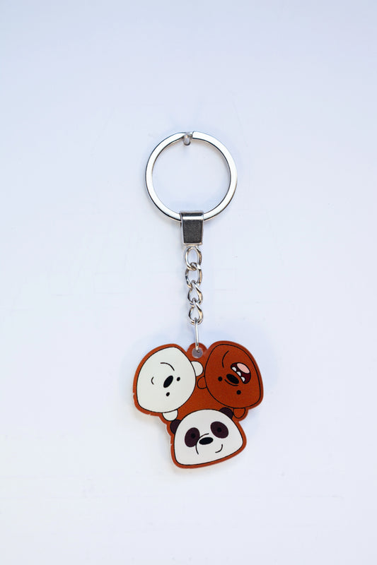 THREE BEARS ACRYLIC KEYCHAINS