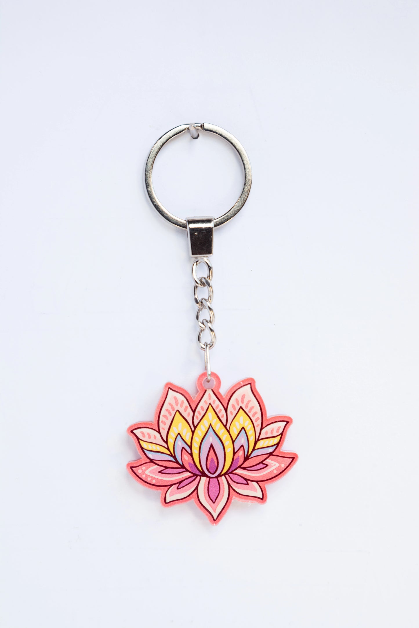 LOTUS FLOWER ACRYLIC KEYCHAINS