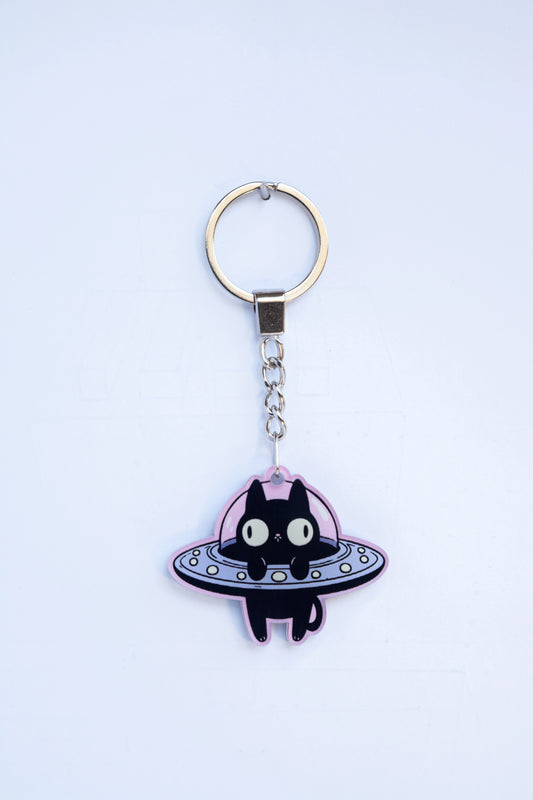 U.F.O. Cat ACRYLIC KEYCHAINS