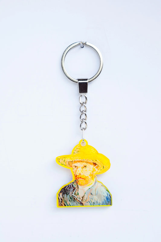 STRAW HAT ACRYLIC KEYCHAINS