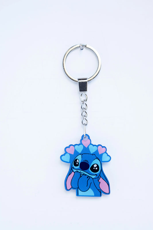 LOVLY STITCH ACRYLIC KEYCHAINS