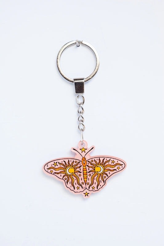 COLORFUL BUTTERFLY ACRYLIC KEYCHAINS