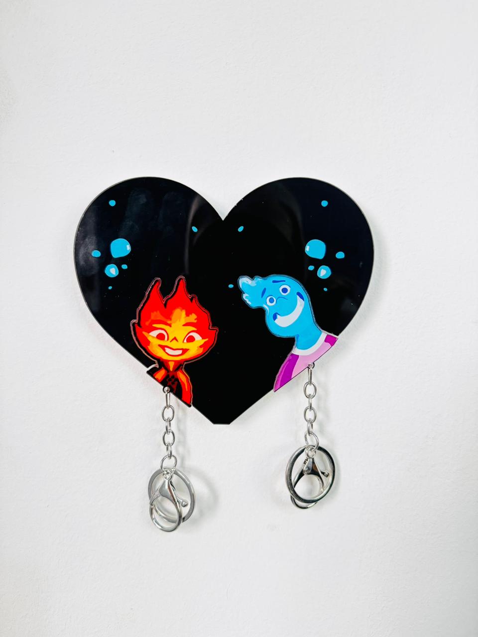 FIREBOY AND WATERGIRL KEY HOLDER